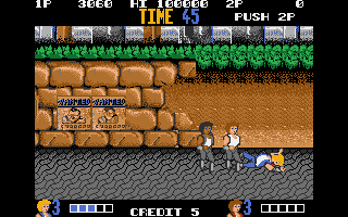 Double Dragon screenshot 5 for Atari ST